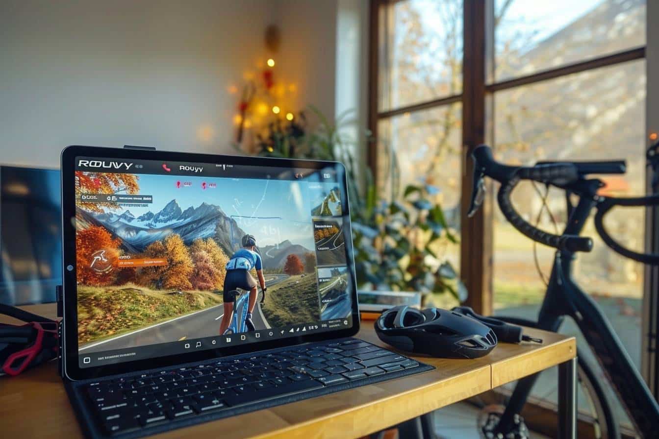 Rouvy : guide complet de l&rsquo;application de cyclisme virtuel pour débutants et passionnés