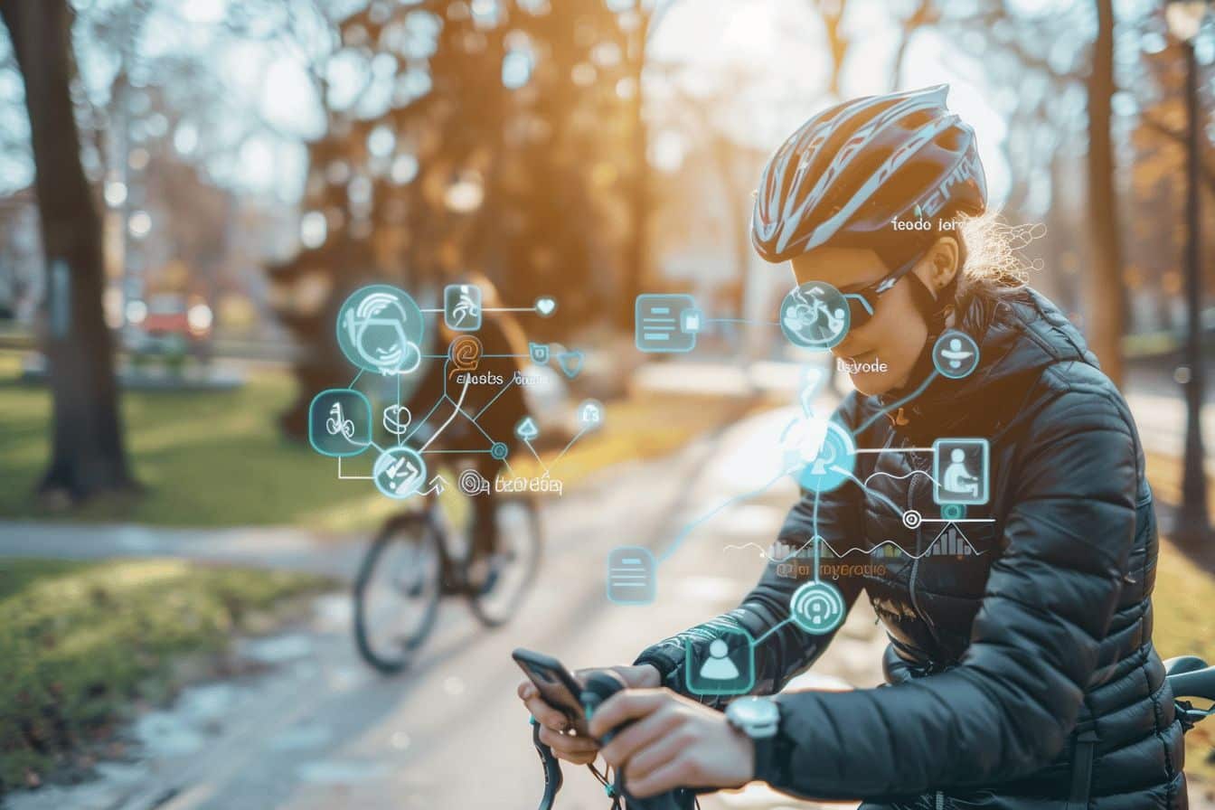 Quelles applications offrent des fonctionnalités sociales pour les cyclistes ?