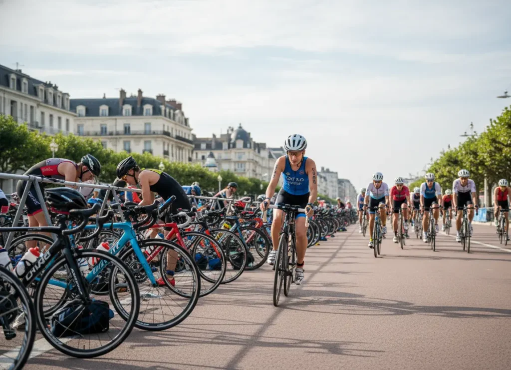 course vélo triathlon de deauville