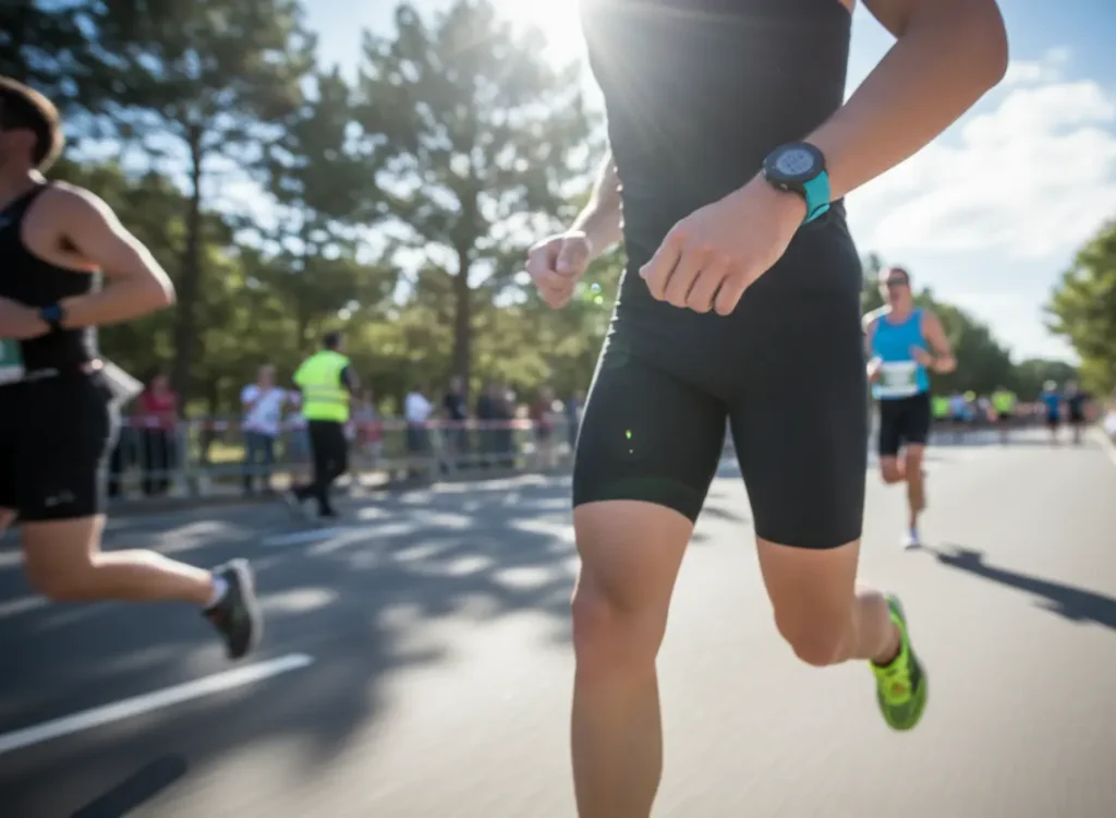 montre triathlon course à pied