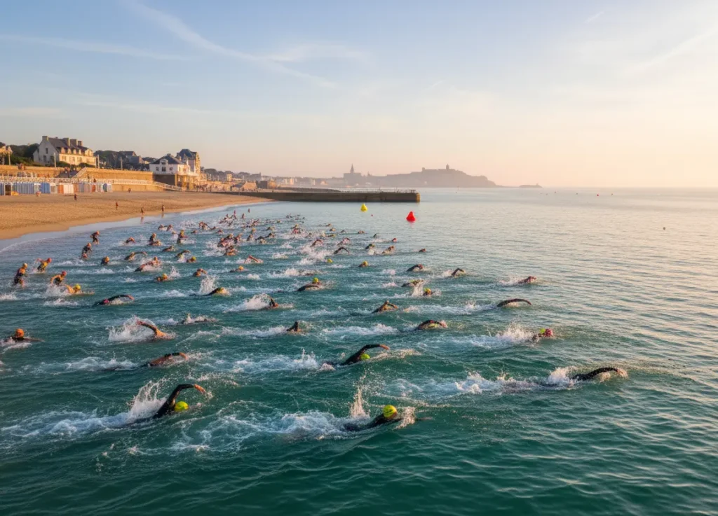 triathlon epreuve natatation dinard