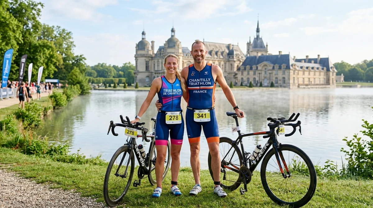 triathlon chantilly sportifs lac