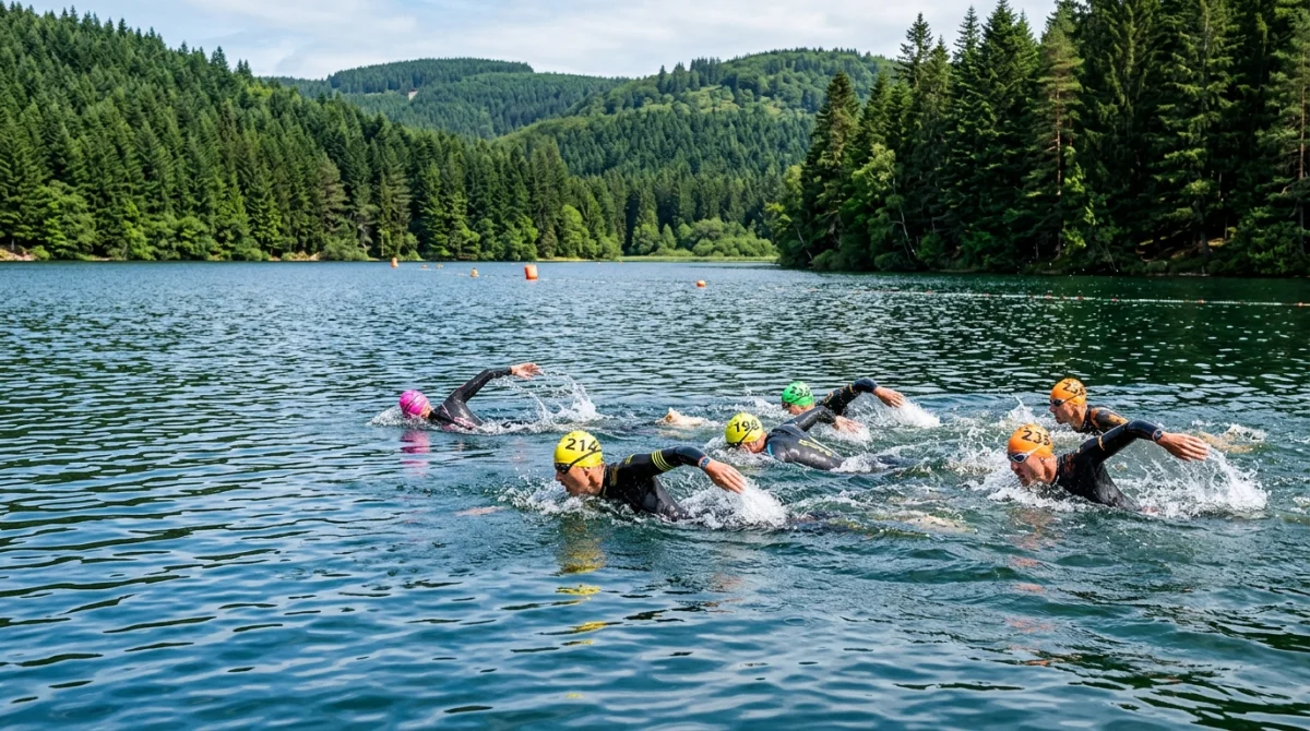 Tout savoir sur le triathlon du lac des sapins à Cublize